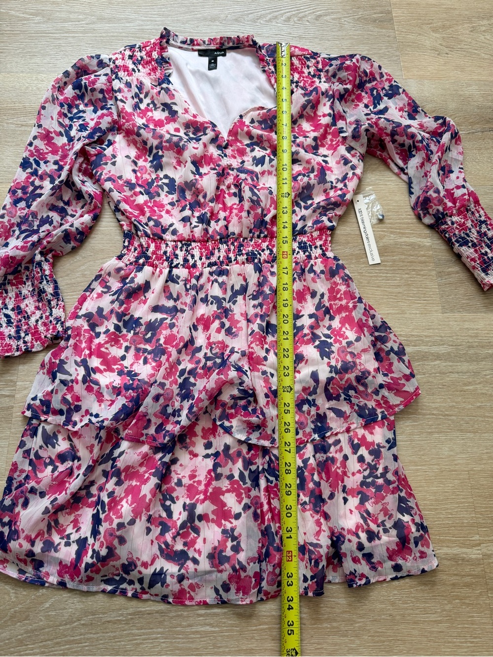 NWT Aqua Pink Frilly Ruffle Party Dress from Bloomingdale’s - Picture 12 of 13